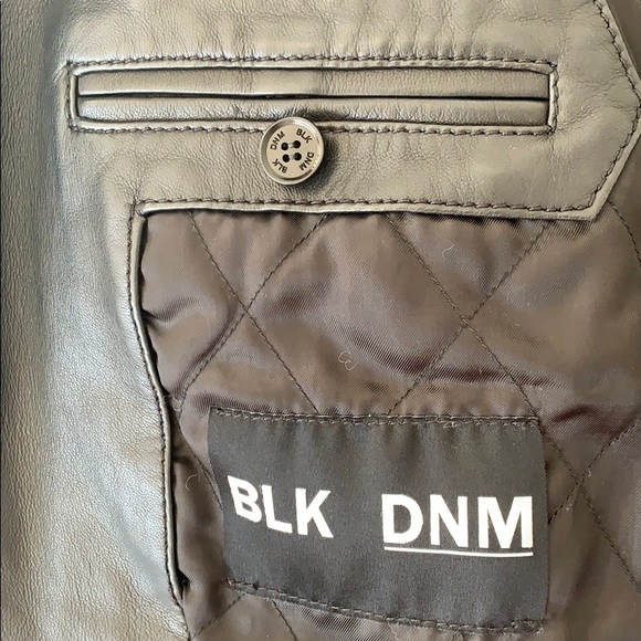 BLK DNM Leather Motorcycle Jacket - Picture 8 of 9